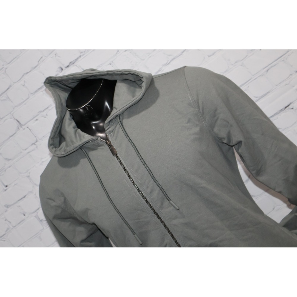 Cuts Hoodie Mens Large Greenish Gray Full Zip Hyperloop The Friday Projects